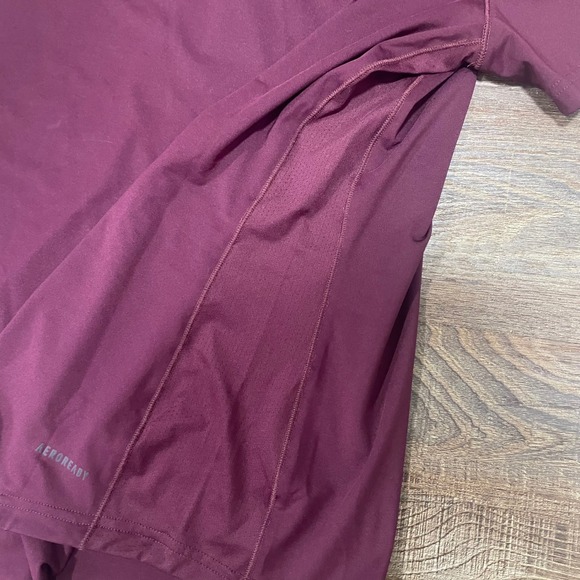 Adidas Mississippi State Bulldogs Polo Shirt Women's Large Maroon Aeroready - Picture 8 of 8